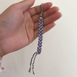 Homemade friendship bracelets
